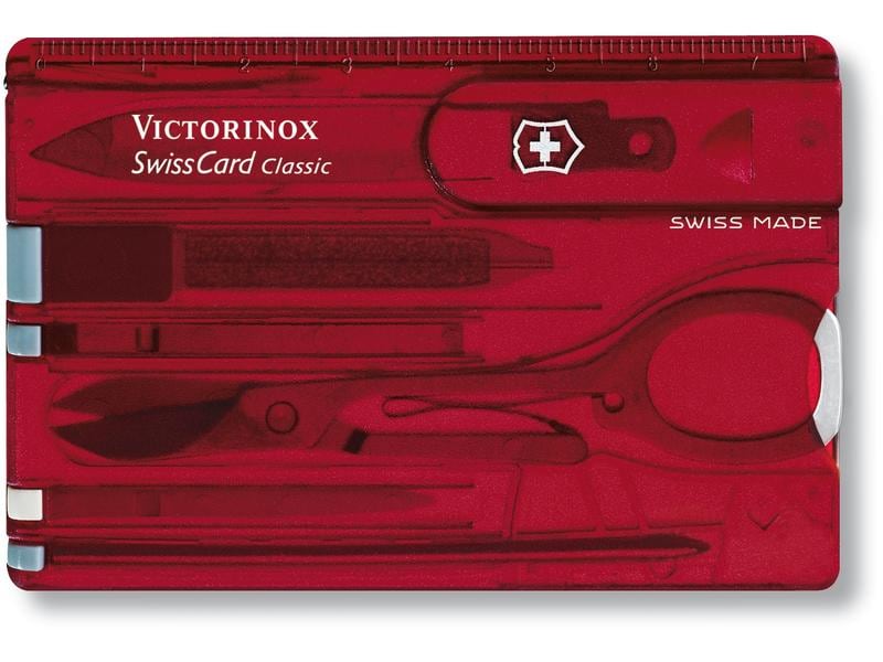 Victorinox SwissCard Classic 82 mm Praktische Begleitung für Ihr Portemonnaie