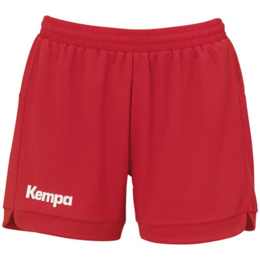 Shorts Prime Femininos Vermelho Kempa
