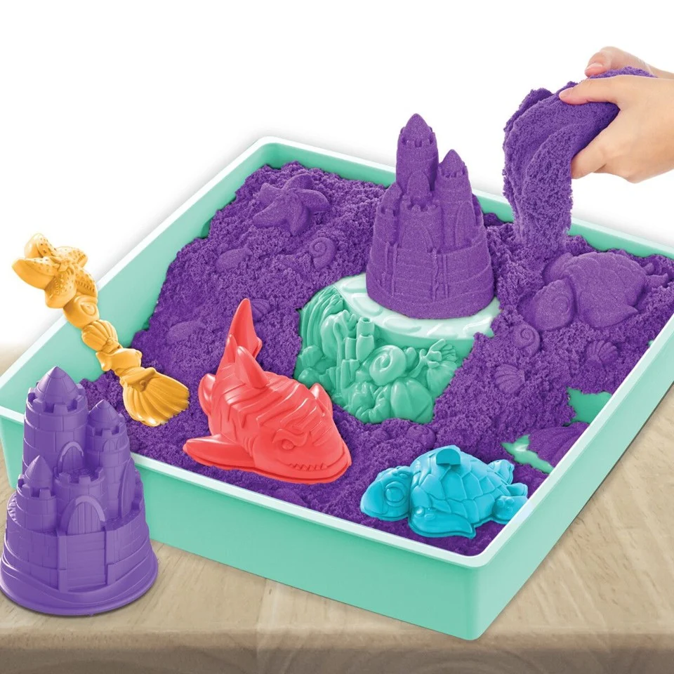Kinetic Sand - Sandbox Sæt - Lilla