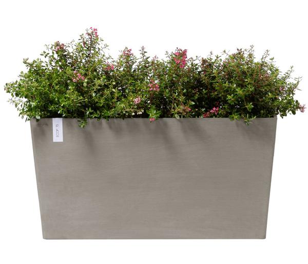 Ecopots Kunststoff-Kasten Paris mit Rollen,