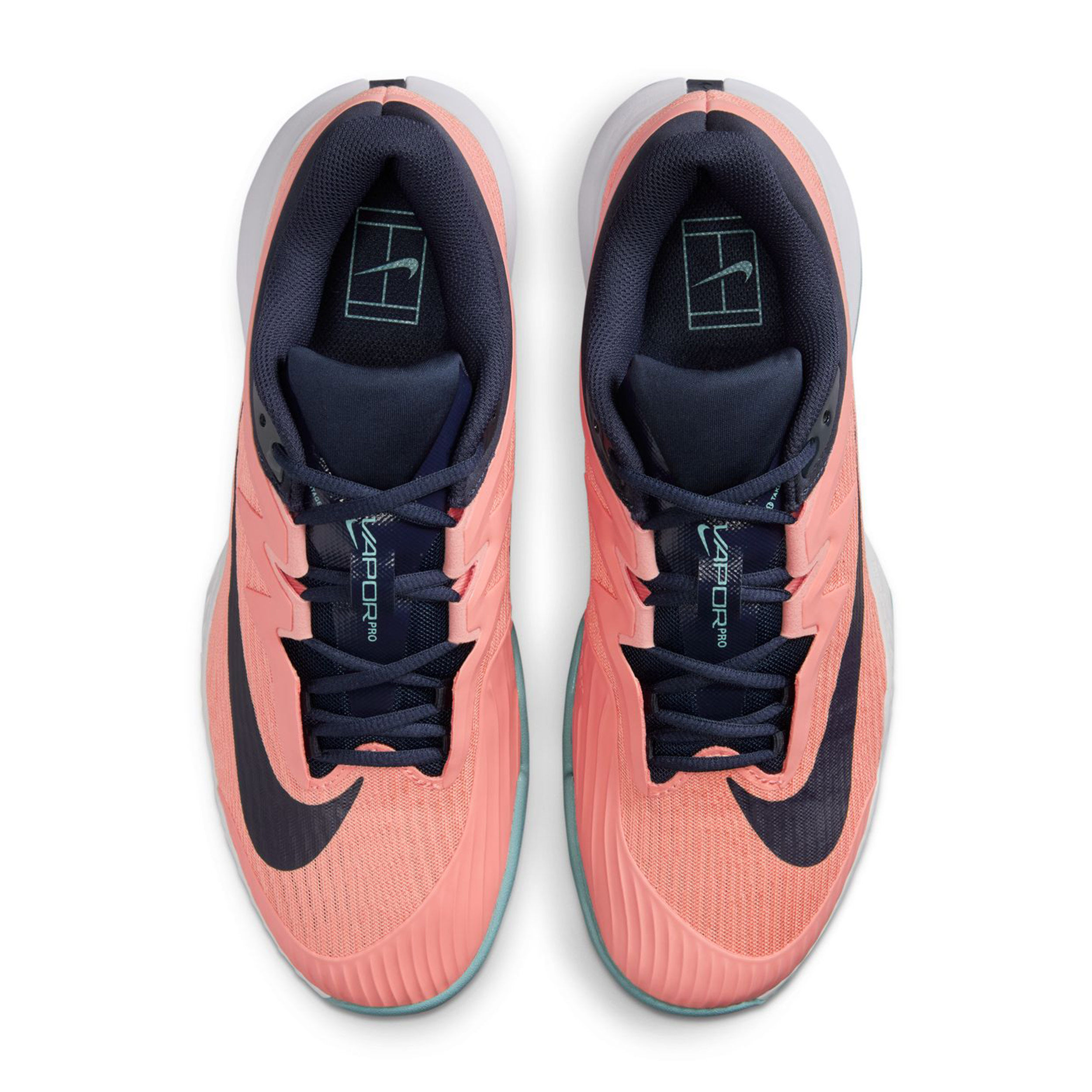 Nike Vapor Pro 3 Chaussures Toutes Surfaces Hommes - Abricot, Blanc