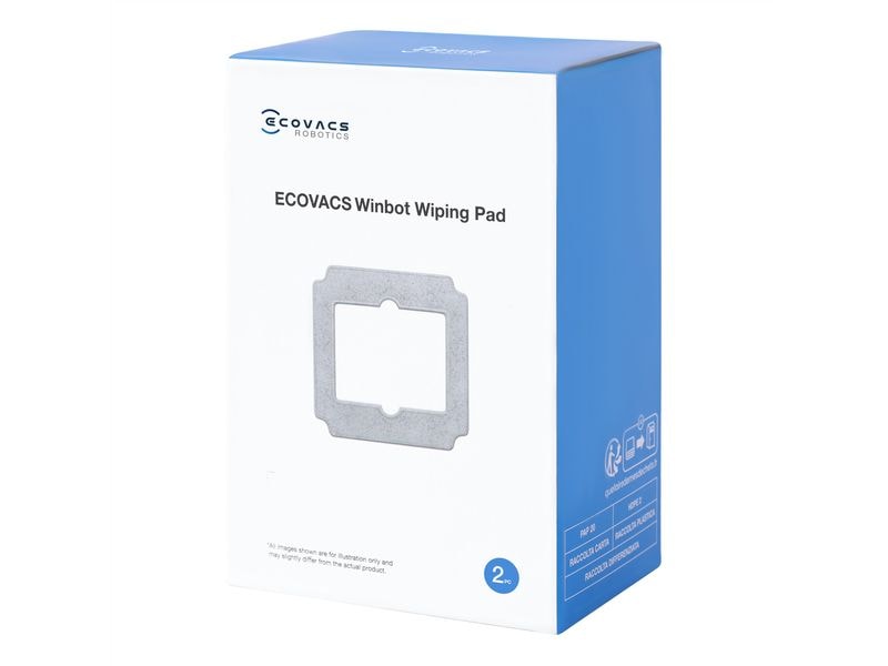 Ecovacs Reinigungstücher Grau Reinigungswischtuch zu Winbot Mini