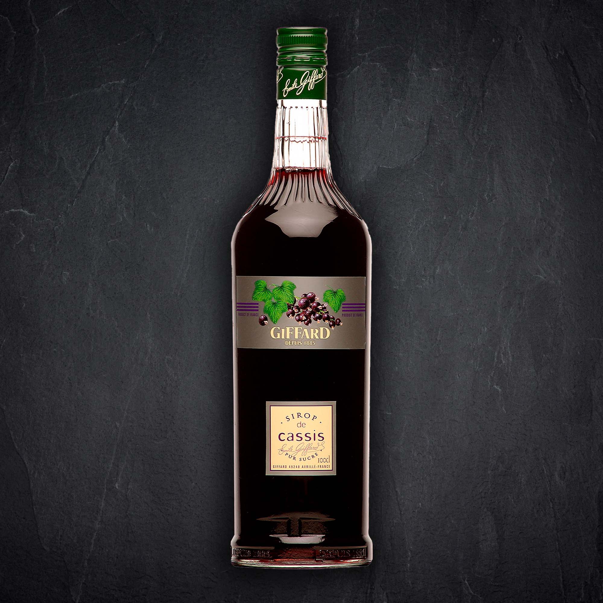 Giffard Cassis Sirup schwarzer Johannisbeersirup