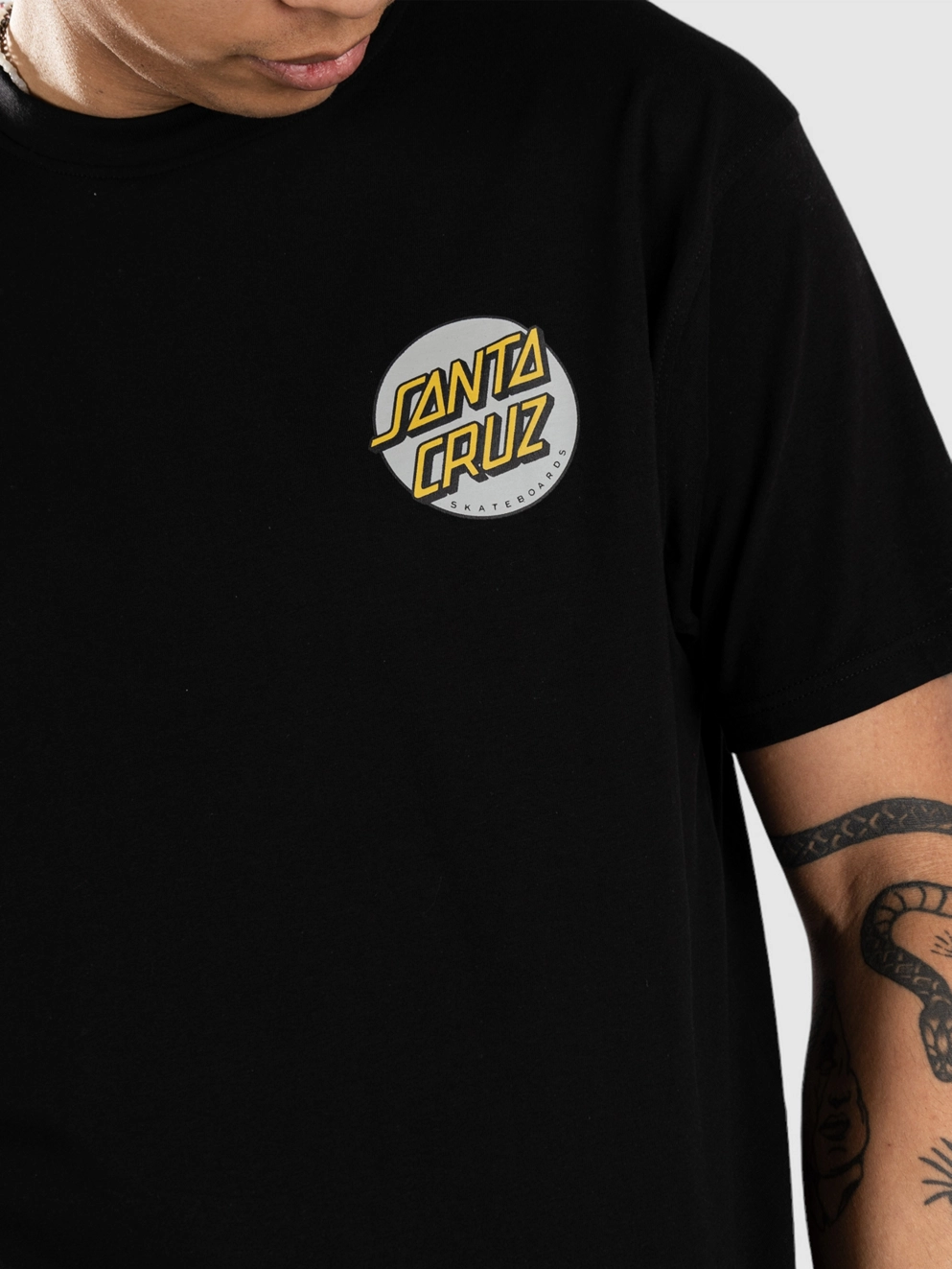 Santa Cruz Knox Faces Dot T-Shirt black