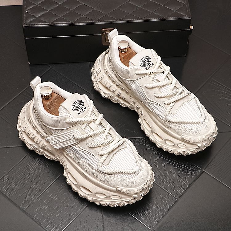 Mr Ozera - Platform Panel Mesh Sneakers