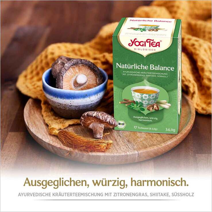 Yogi Tea Natürliche Balance Bio 17x2g, 17X2.0 g