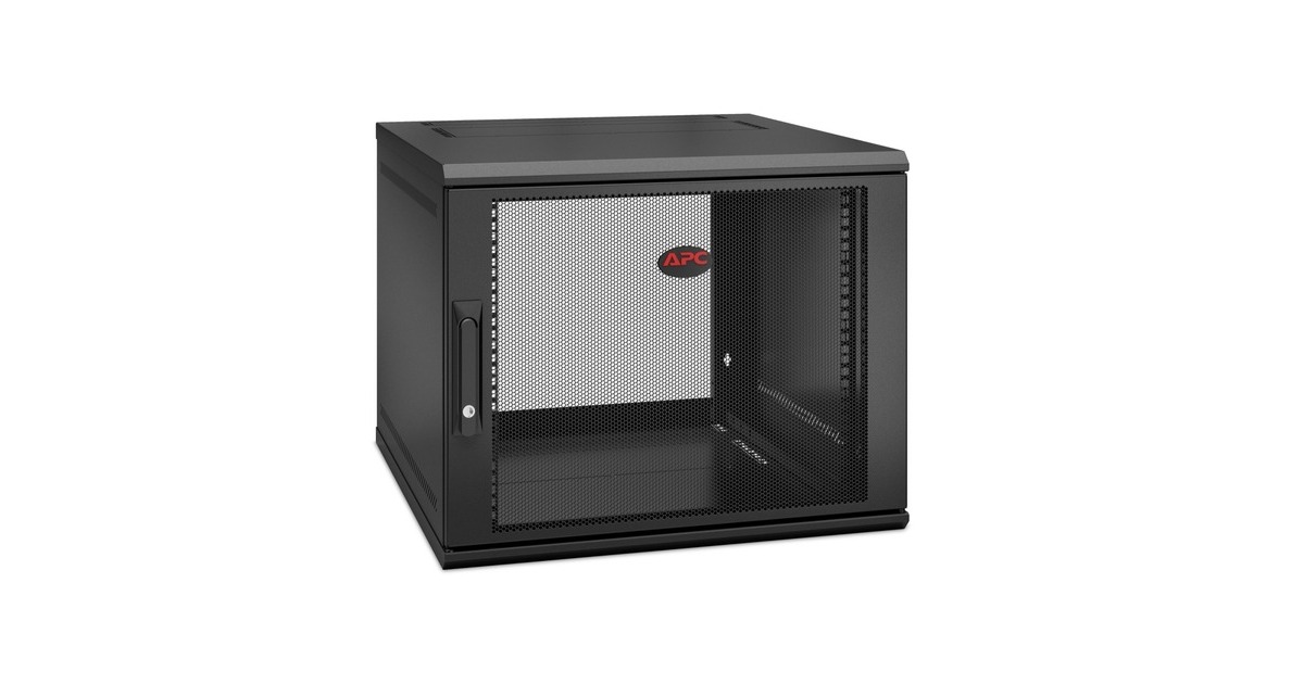 APCNetShelter WX 9U, diep server rack  (Zwart, 600 x 600 x 485mm)