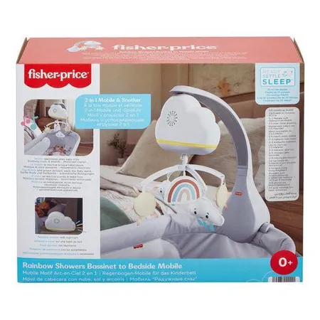 Fisher-Price Babybett Regenbogen Mobile & Spieluhr, ab 0 M.