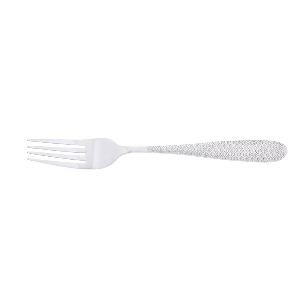 Fourchette de table monobloc Flower inox (lot de 6) Jean Dubost