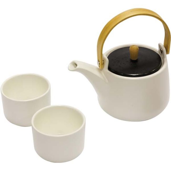 Oriental Theepot met twee Theekopjes