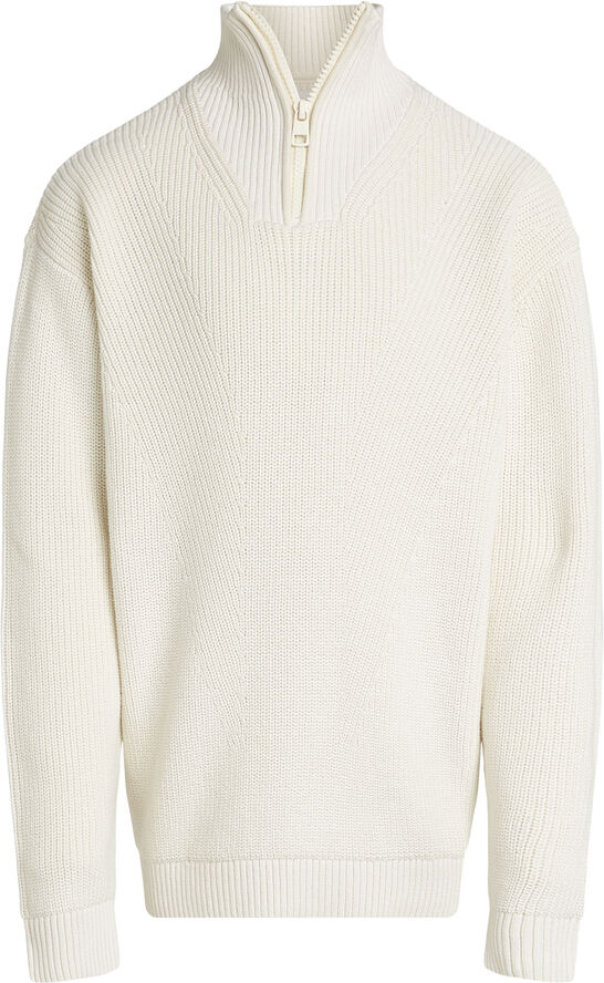 Calvin Klein HALF-ZIP MONO SWEATER Ybi