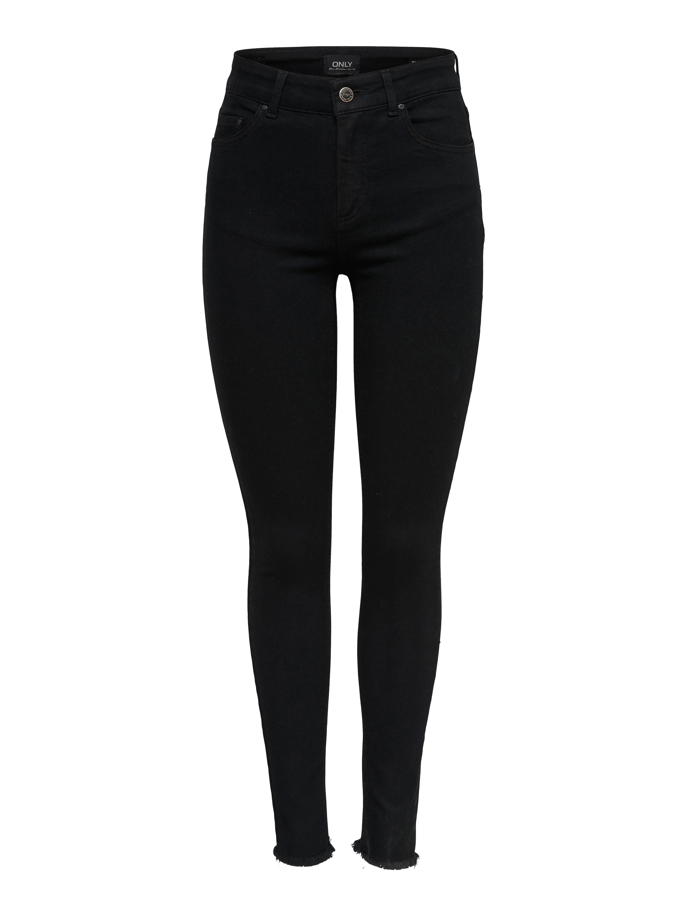 ONLY Ankle-Jeans »ONLBLUSH MID SK AK RW DNM REA2343 NOOS«, ausgefranste Säume