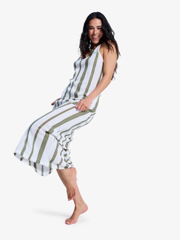 Nalu Sunset Robe de plage maxi Vert Femme