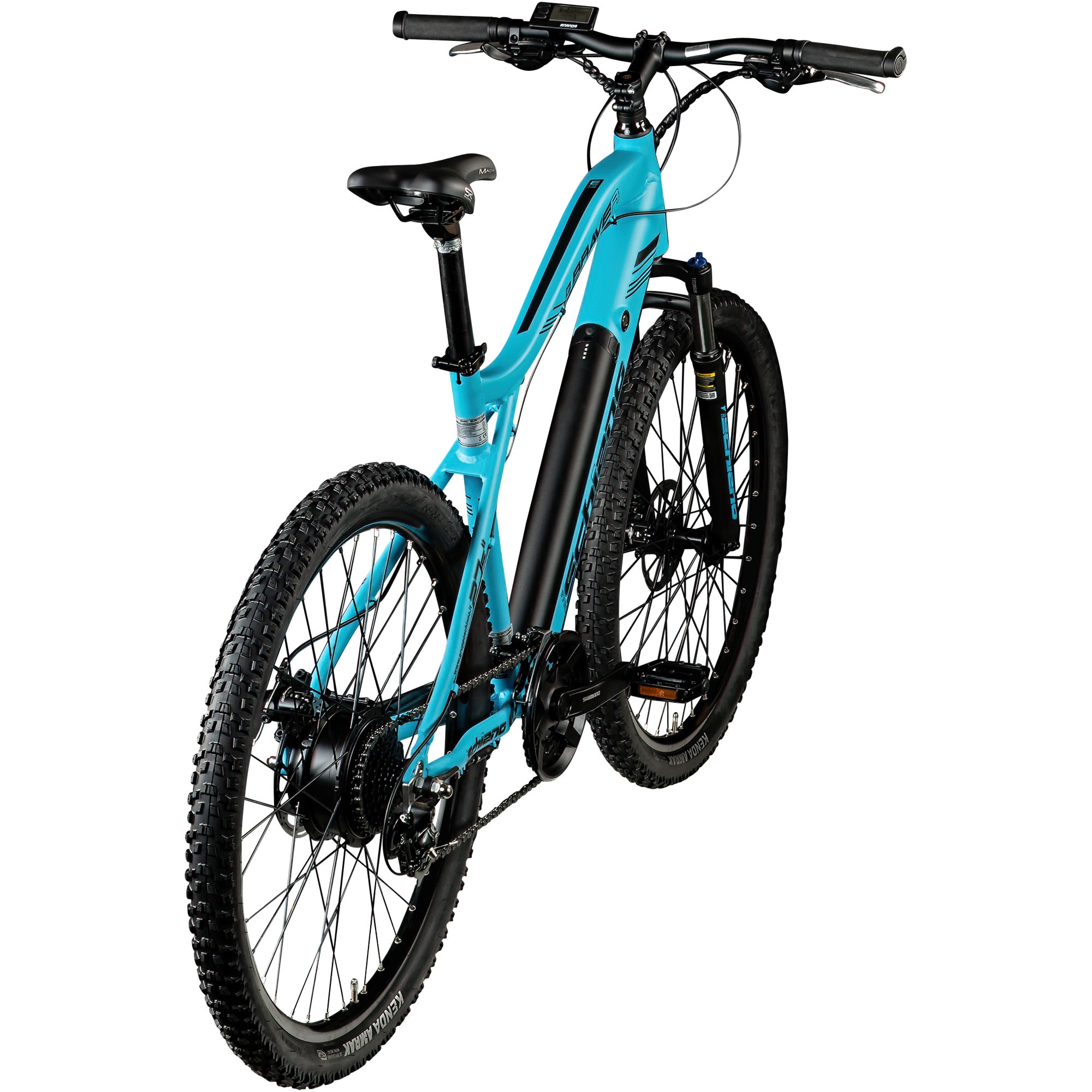 Schiano E-Braver E Bike Mountainbike 27,5 Zoll Pedelece 170 - 185 cm Elektrofahrrad Damen Herren 24 Gänge 418 Wh