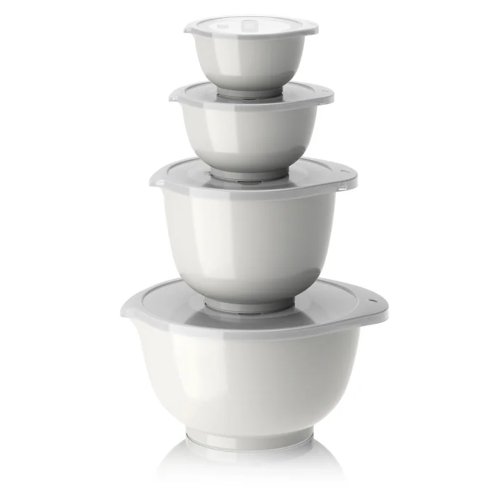 Rosti - Margrethe Rührschüssel-Set, 0,25 - 3 l, weiss (8-tlg.)