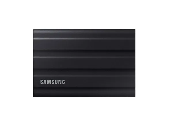 Samsung T7 Shield MU-PE4T0S - SSD - krypteret - 4 TB - ekstern (bærbar) - USB 3.2 Gen 2 (USB-C stikforbindelse) - 256-bit AES - sort