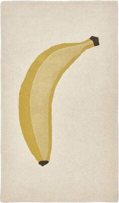 OYOY Banana Tuftet Gulvteppe, Gult