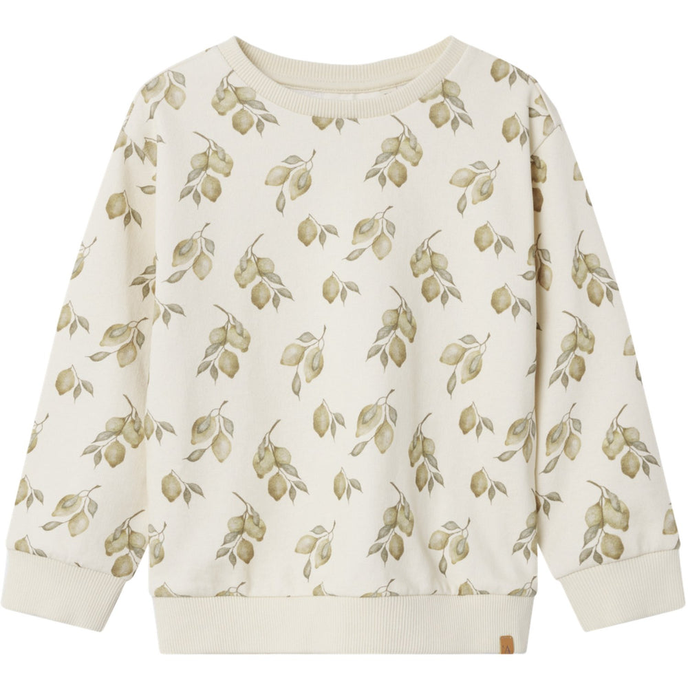 Køb Lil'Atelier Turtledove Lemons Nmnjobo Kio Ls Loose Sweat Lil