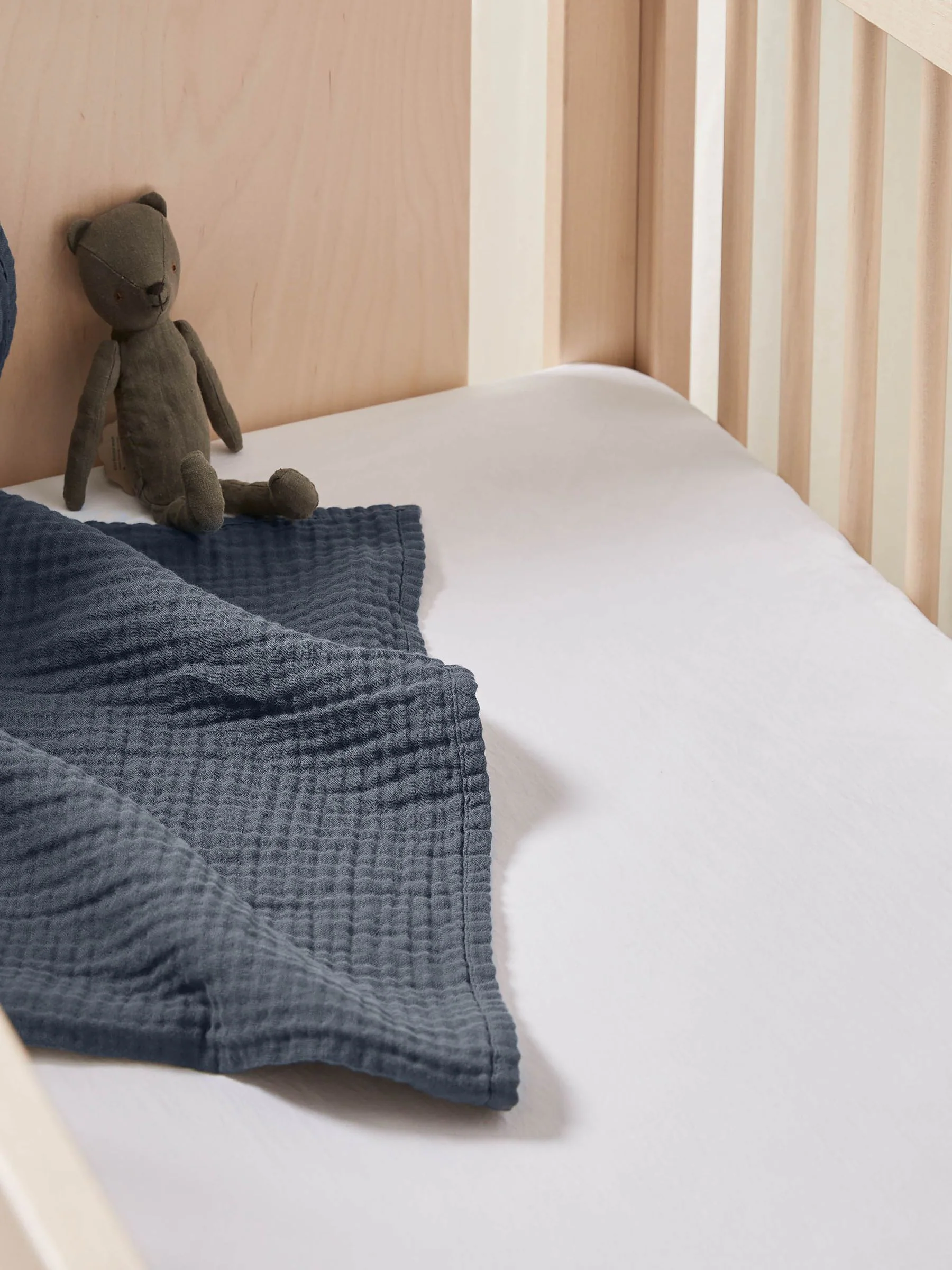 Bedfolk Cot Bed 100% Cotton Fitted Sheet
