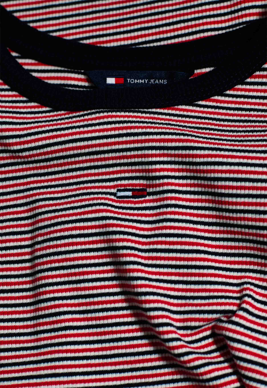 Tommy Jeans Geribd Slim Fit Longsleeve T-Shirt