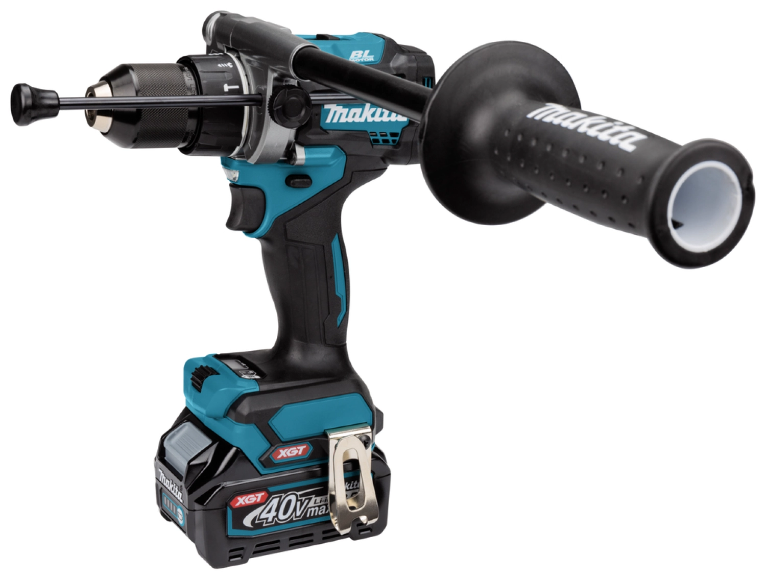 Makita HP001GD201 XGT 40V Max Li-Ion accu klopboor- /schroefmachine set (2x 2,5Ah) in Mbox - 13mm - koolborstelloos