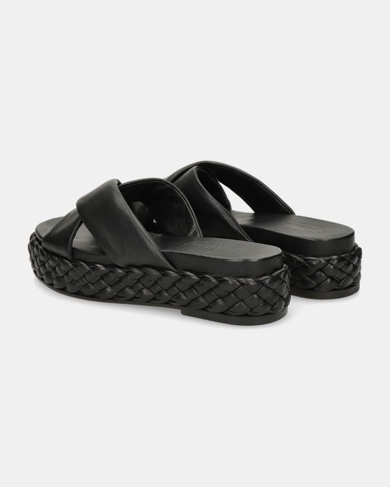 Shabbies Amsterdam Slippers  - zwart