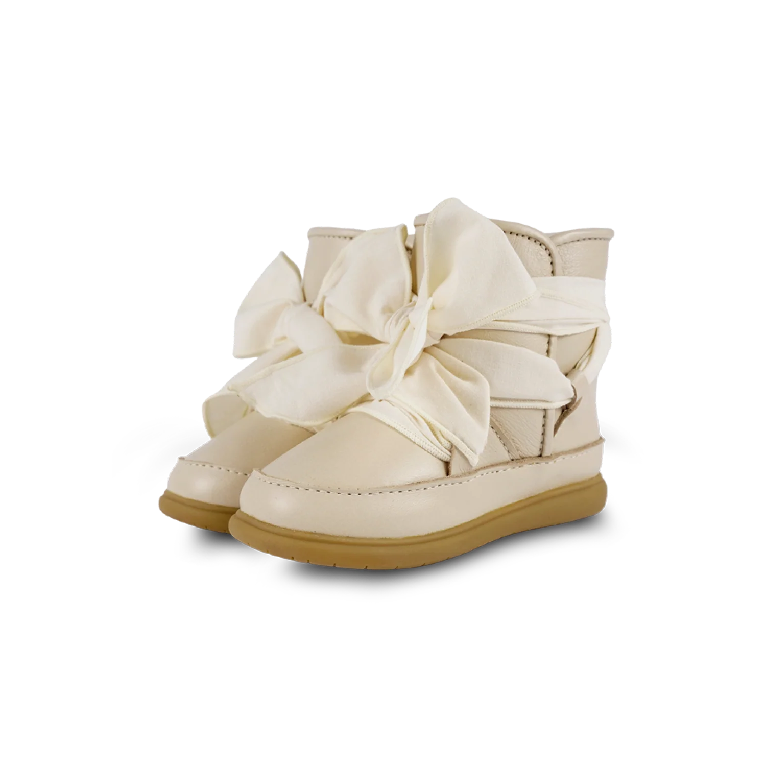 Maudi Shoes | Cream Leather