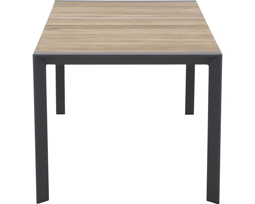 Eettafel Siena Garden Zurich 180 x 90 cm antraciet