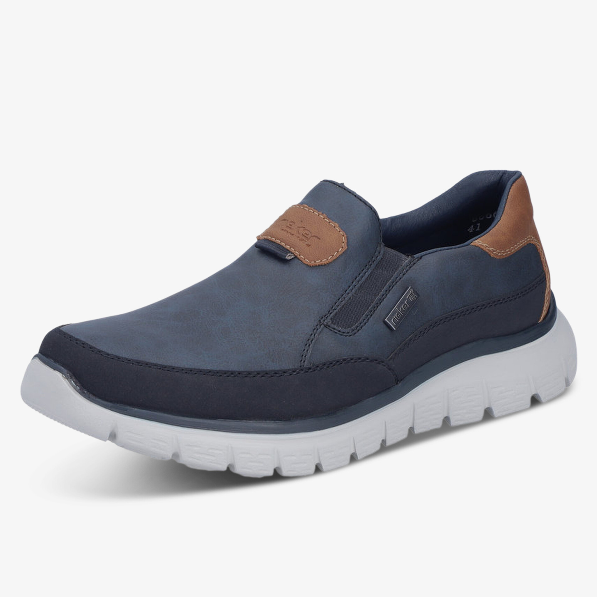 rieker Herren Slipper blau