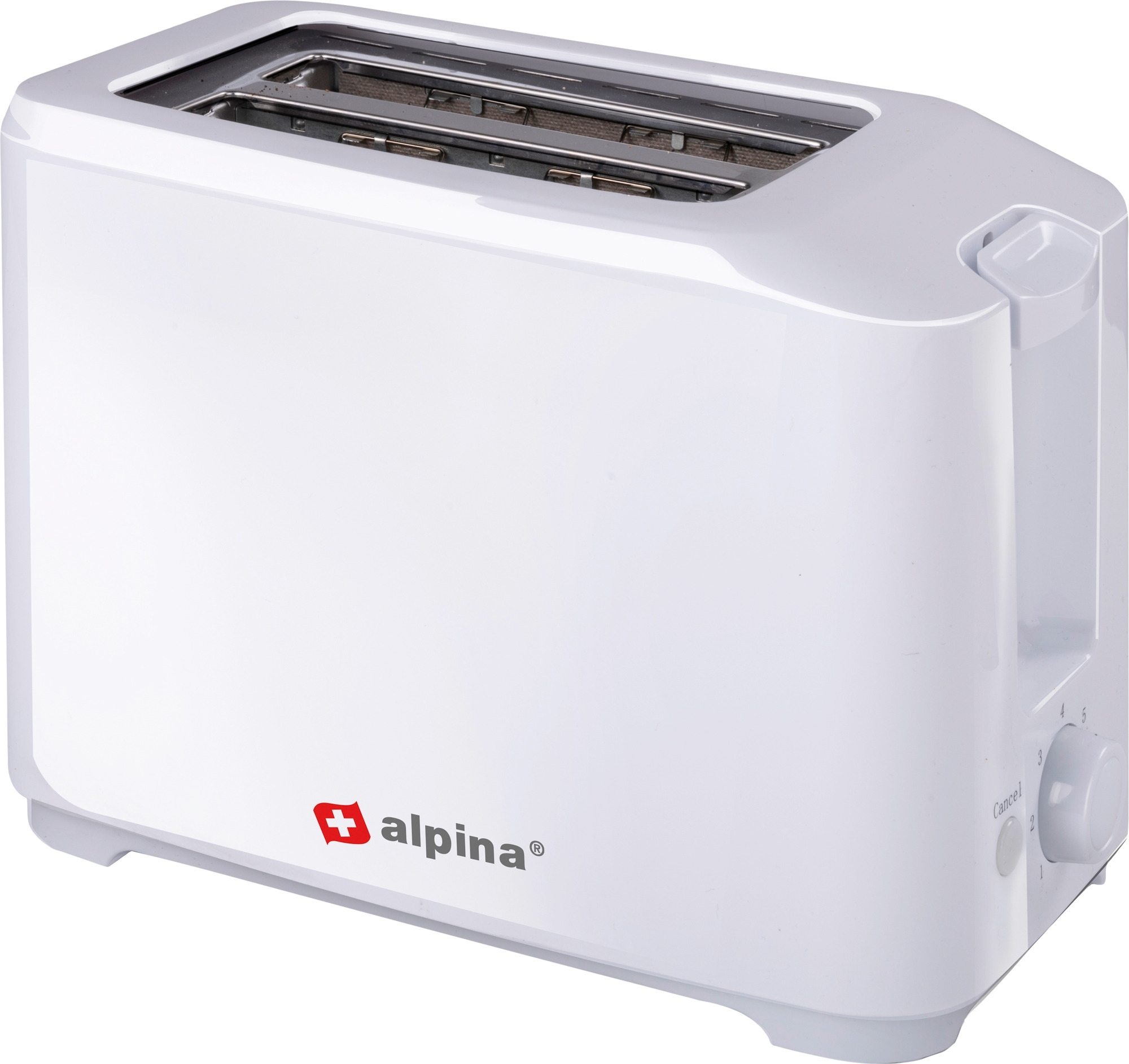 Alpina Doppelschlitz Toaster 700 W weiß