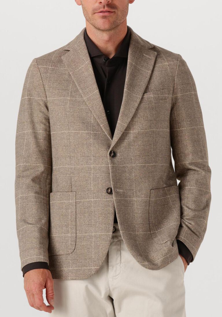 beige circolo colberts fleece blazer