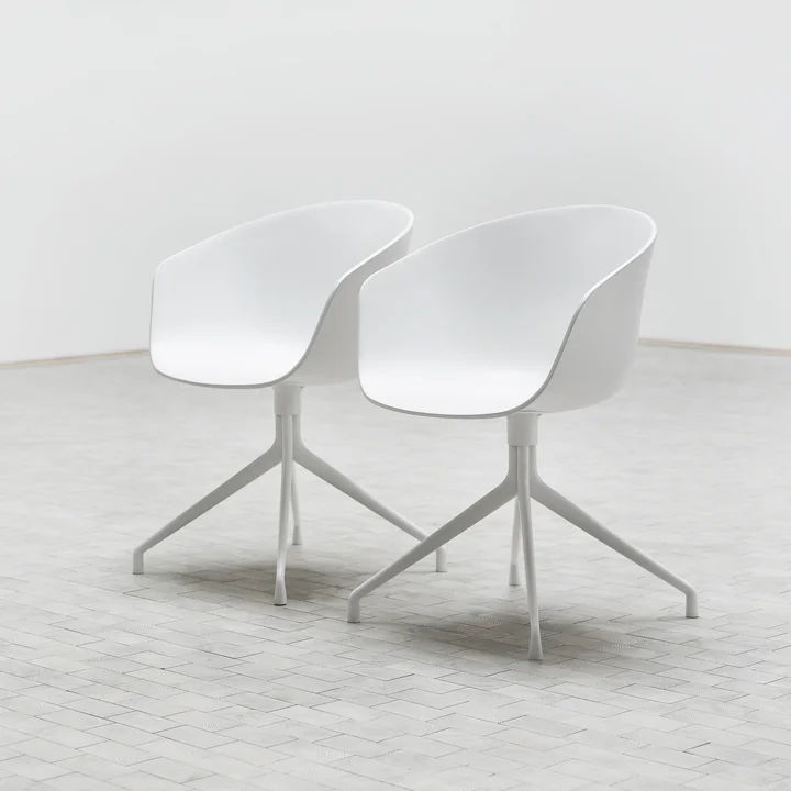 HAY - About A Chair AAC 20, white 2.0 (Kunststoffgleiter)