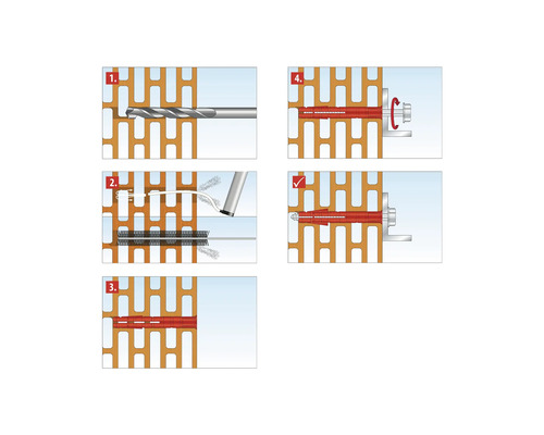 Parallelle expansieankers Tox Bizeps 6/70, 50 stuks