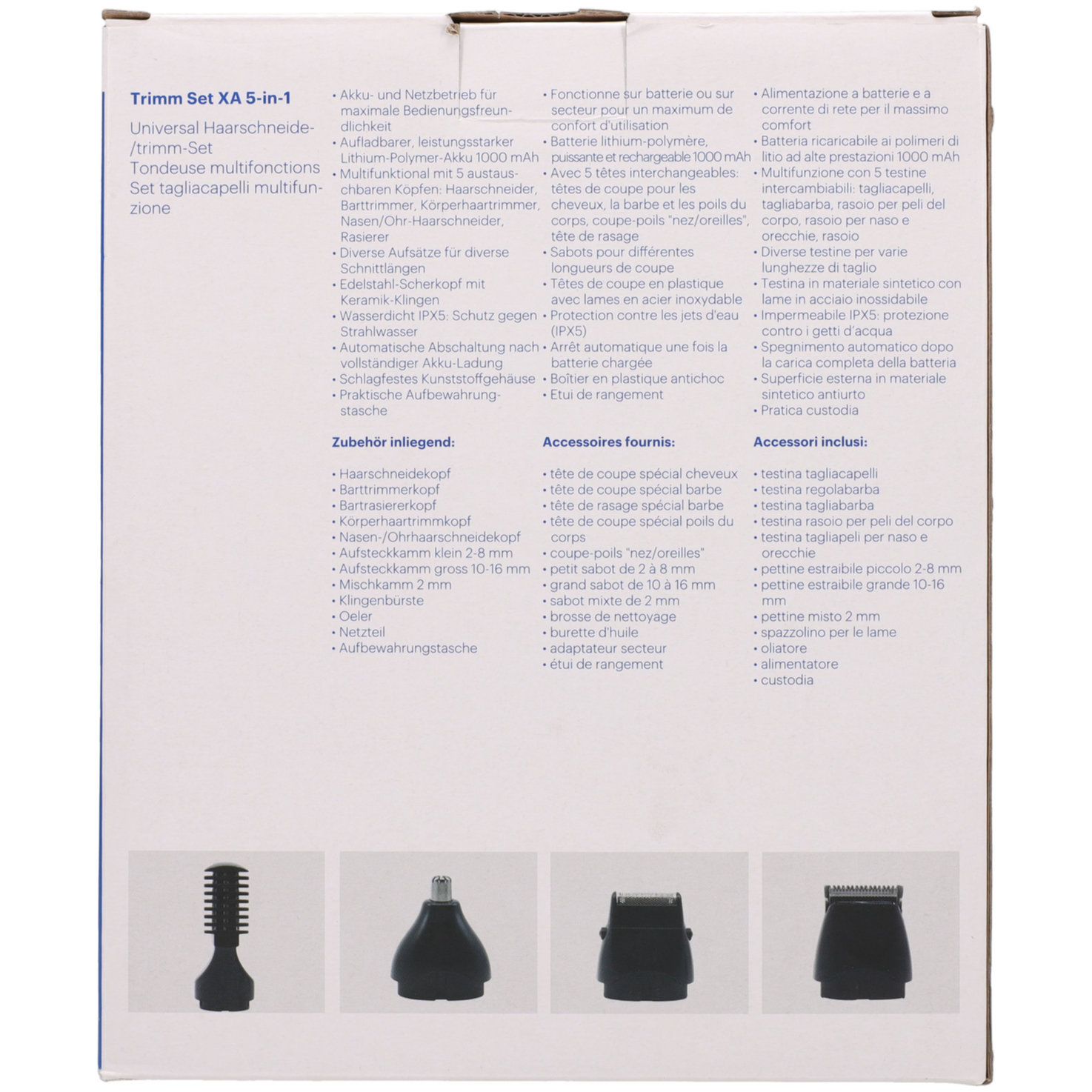 satrap Trimm Set XA 5-in-1 Haar/Trimm-Set