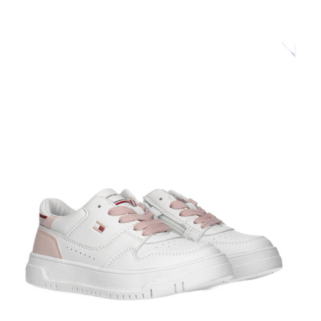 Tommy Hilfiger sneakers wit/roze