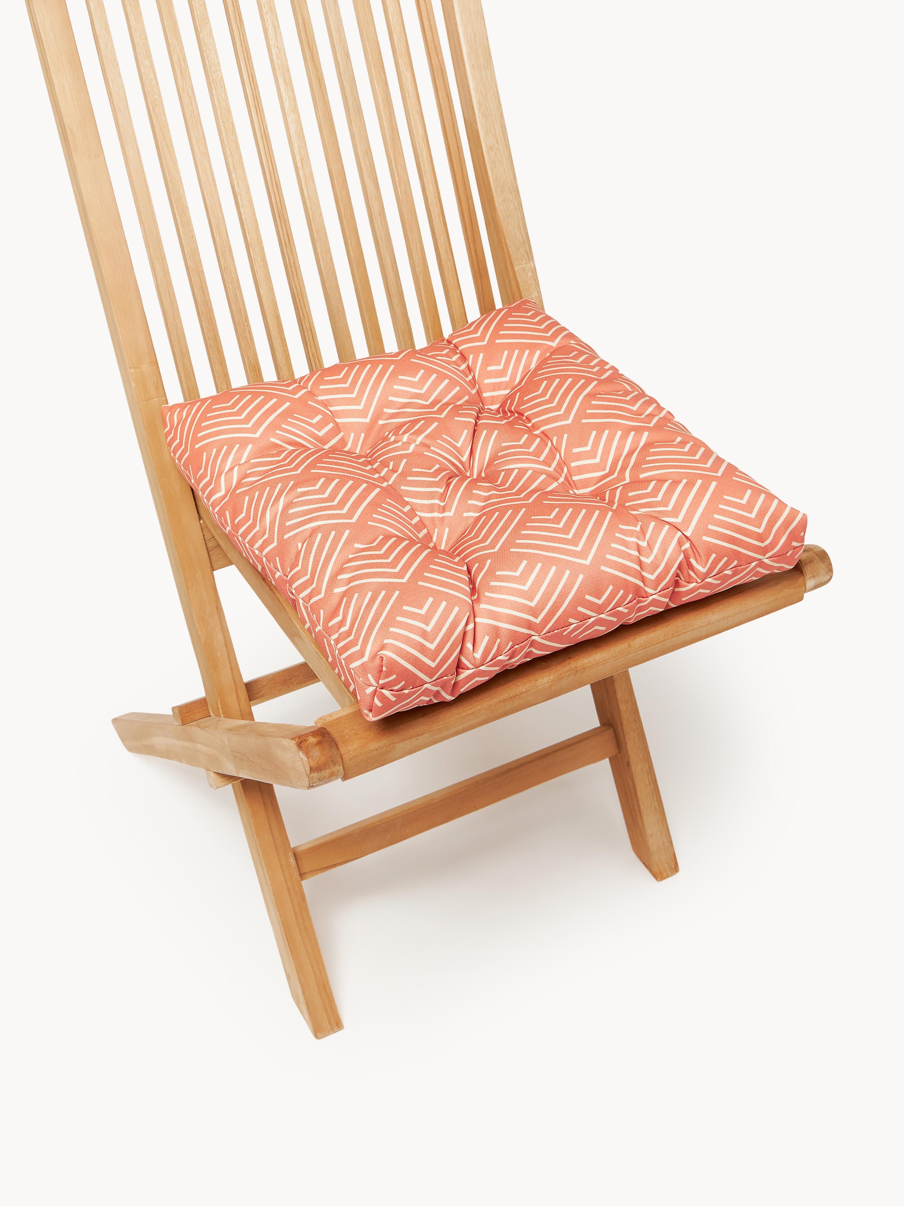 Outdoor stoelkussen Milano met grafisch patroon