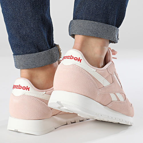 Baskets Femme Classic Leather 100033451 Possibly Pink Chalk