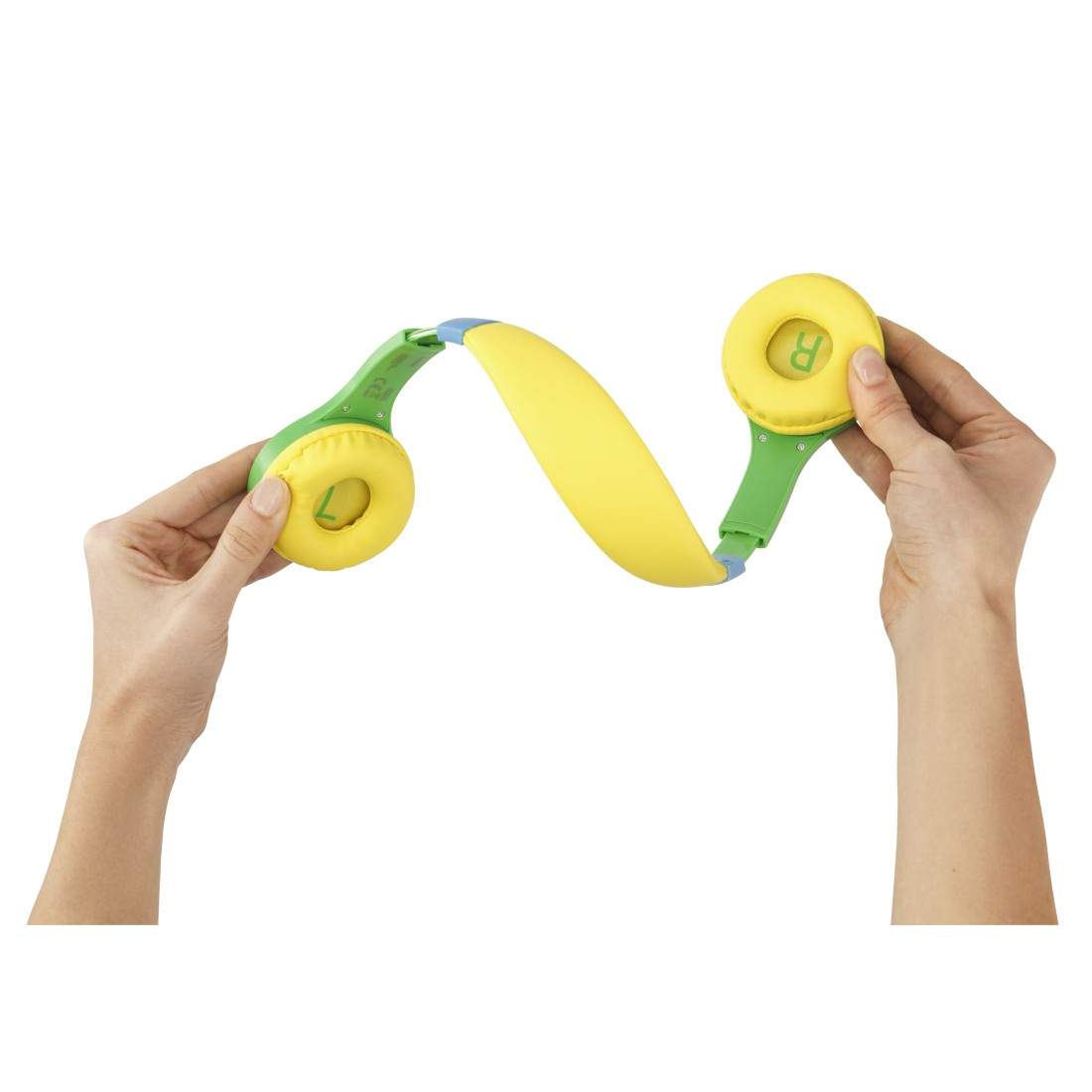 Kids Guard Kinder On-Ear Kopfhörer 85dB Begrenzte Lautstärke 3.5mm Klinken Anschluss (00184107) - Grün / Gelb