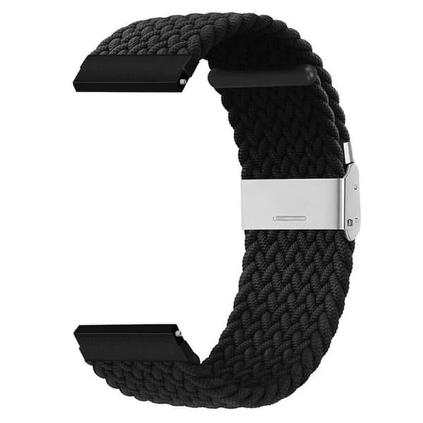 Flettet elastisk armbånd Garmin Venu 2 - svart