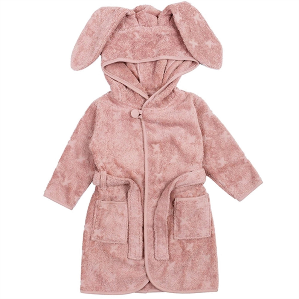 Badekåbe Bunny Rose Sugar - Müsli → Luksusbaby.dk