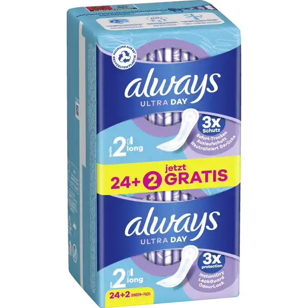 Ultra Day Binden Long Big Pack + 2 Gratis