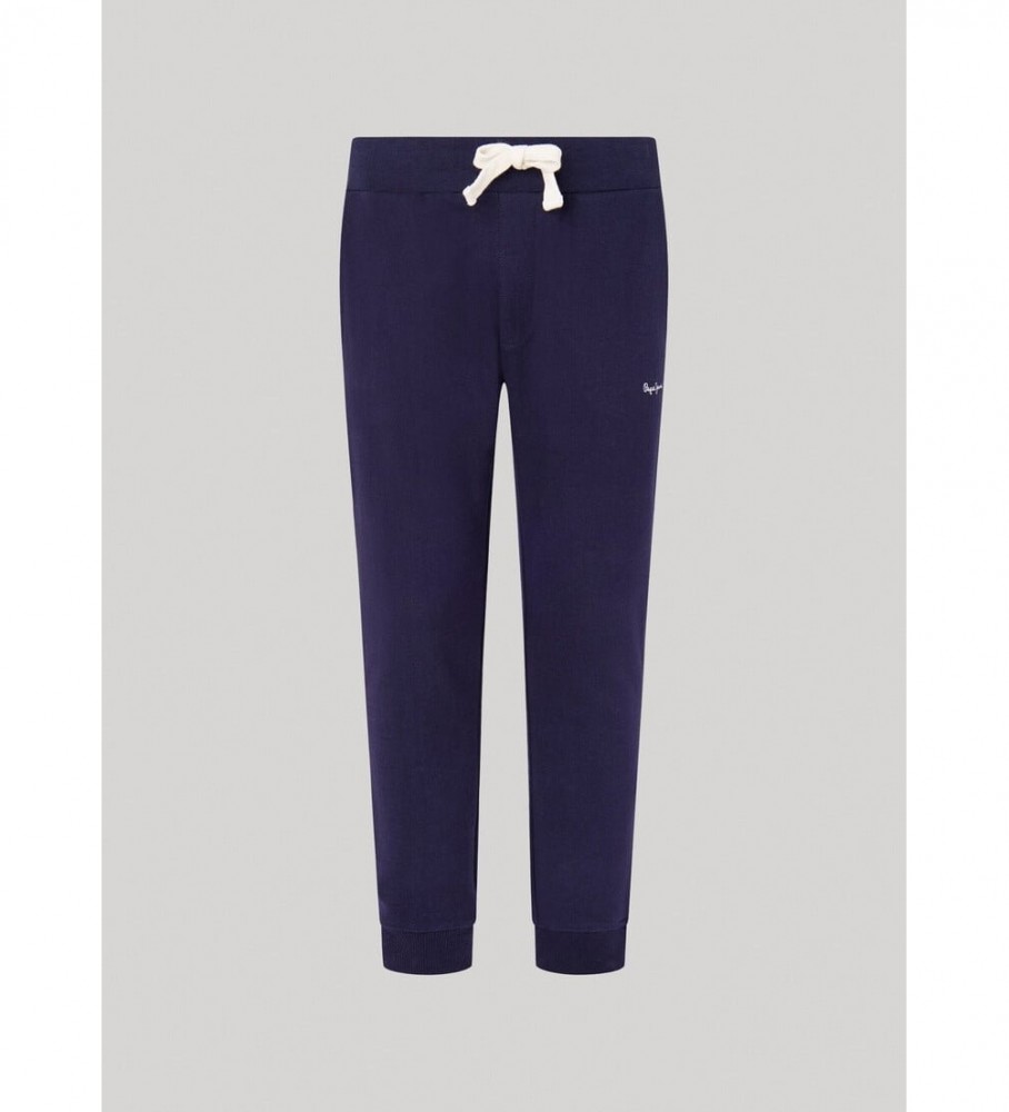 Calças Pepe Jeans Azul Marinho em Tecido Terry