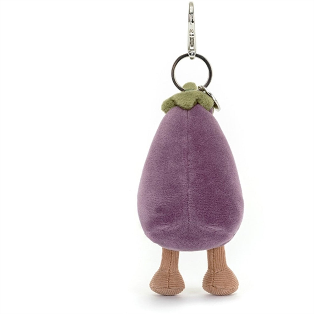 Vivacious Grøntsag Aubergine Vedhæng Til Taske 12 cm