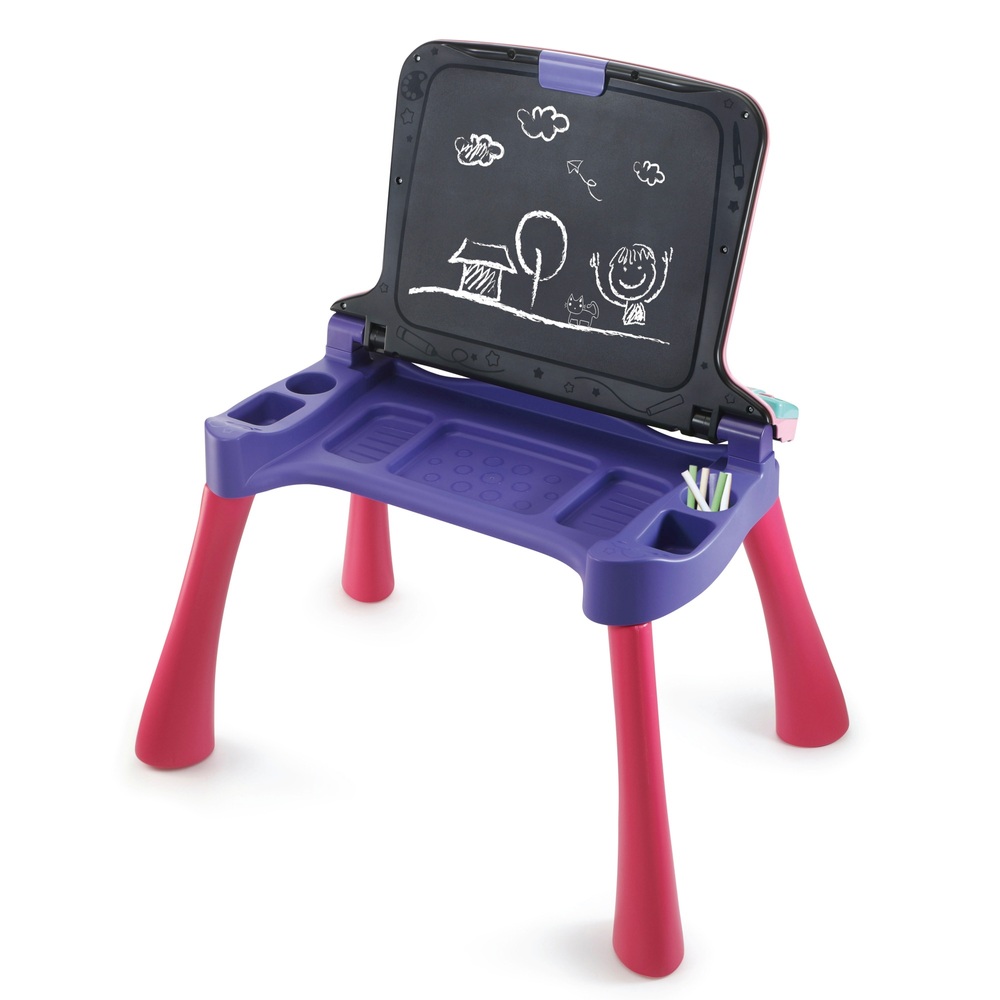 VTech Zeichen- und Lerntisch Rosa