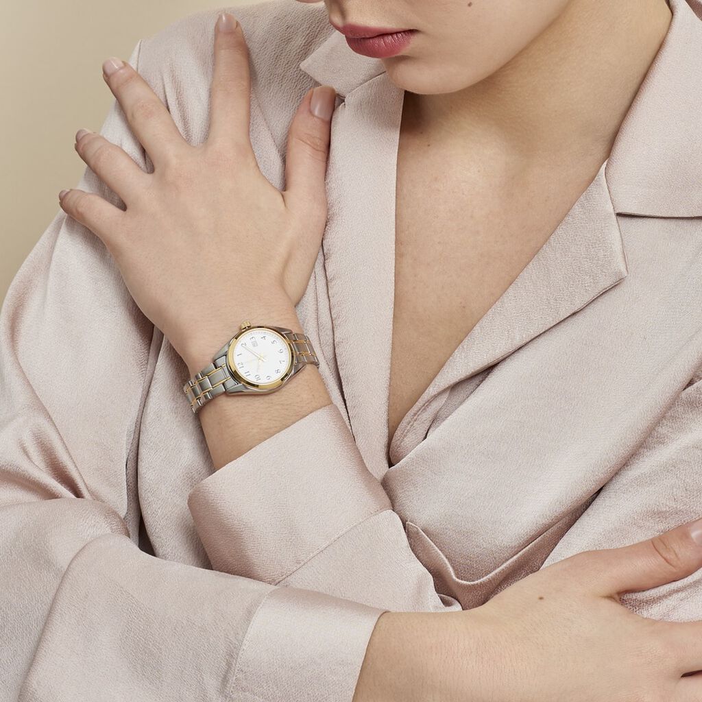 Montre Seiko Classique Blanc