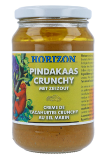 Horizon Pindakaas Crunchy Met Zeezout 350GR