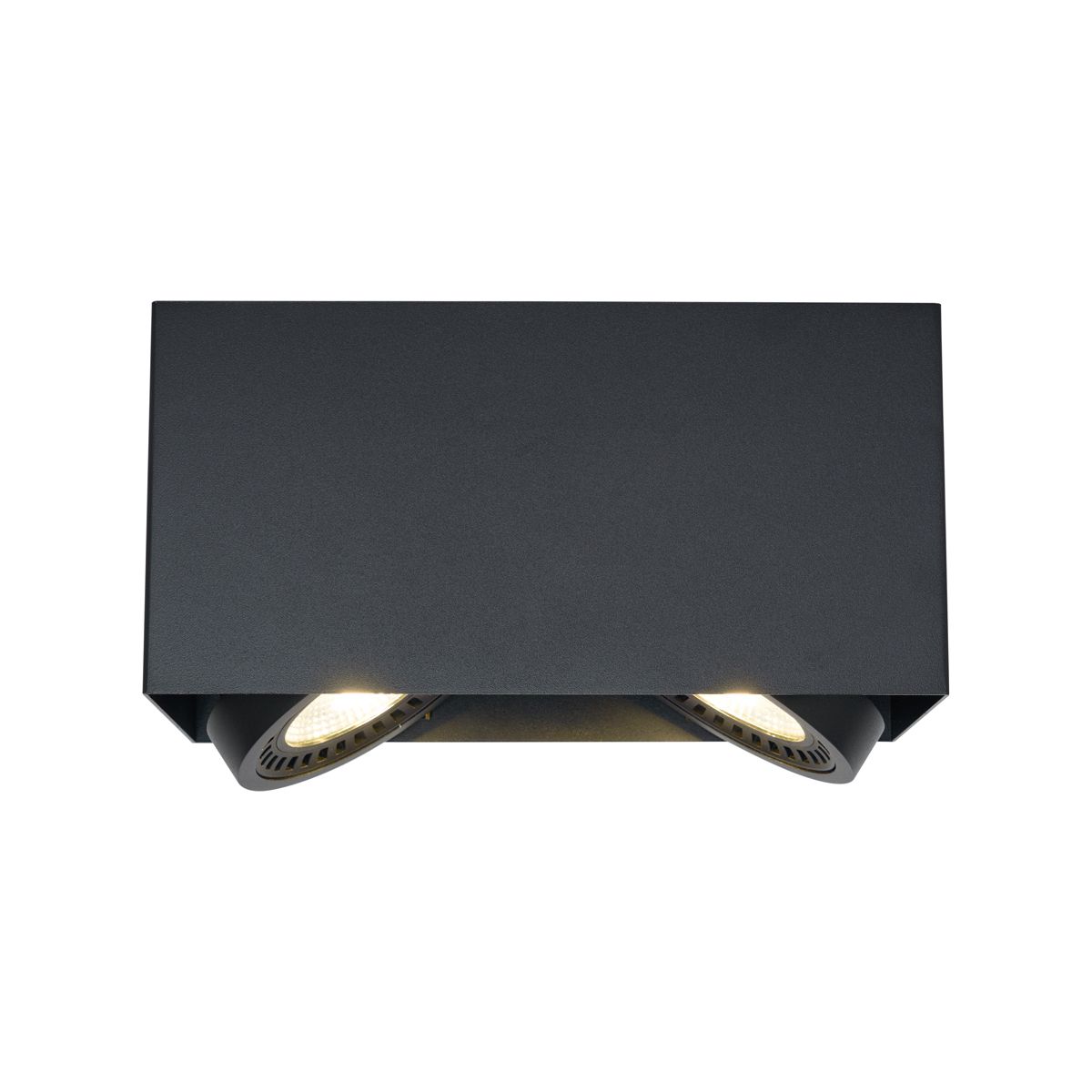 Moderne opbouw spot zwart incl. LED dimbaar 2-lichts - Dionysos