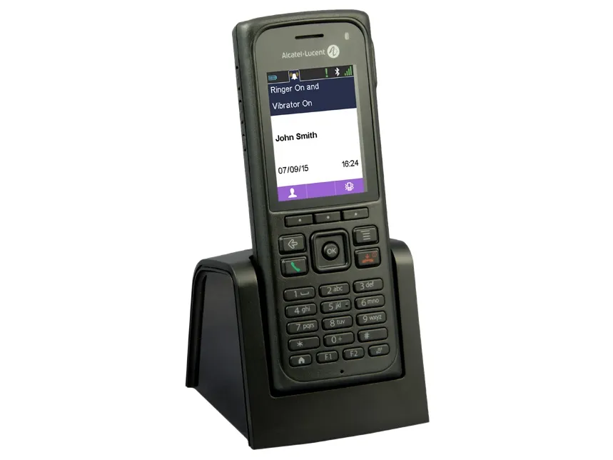 Alcatel-Lucent 8262 DECT - Trådløs digitaltelefon - med Bluetooth interface - IP-DECT\GAP - sort