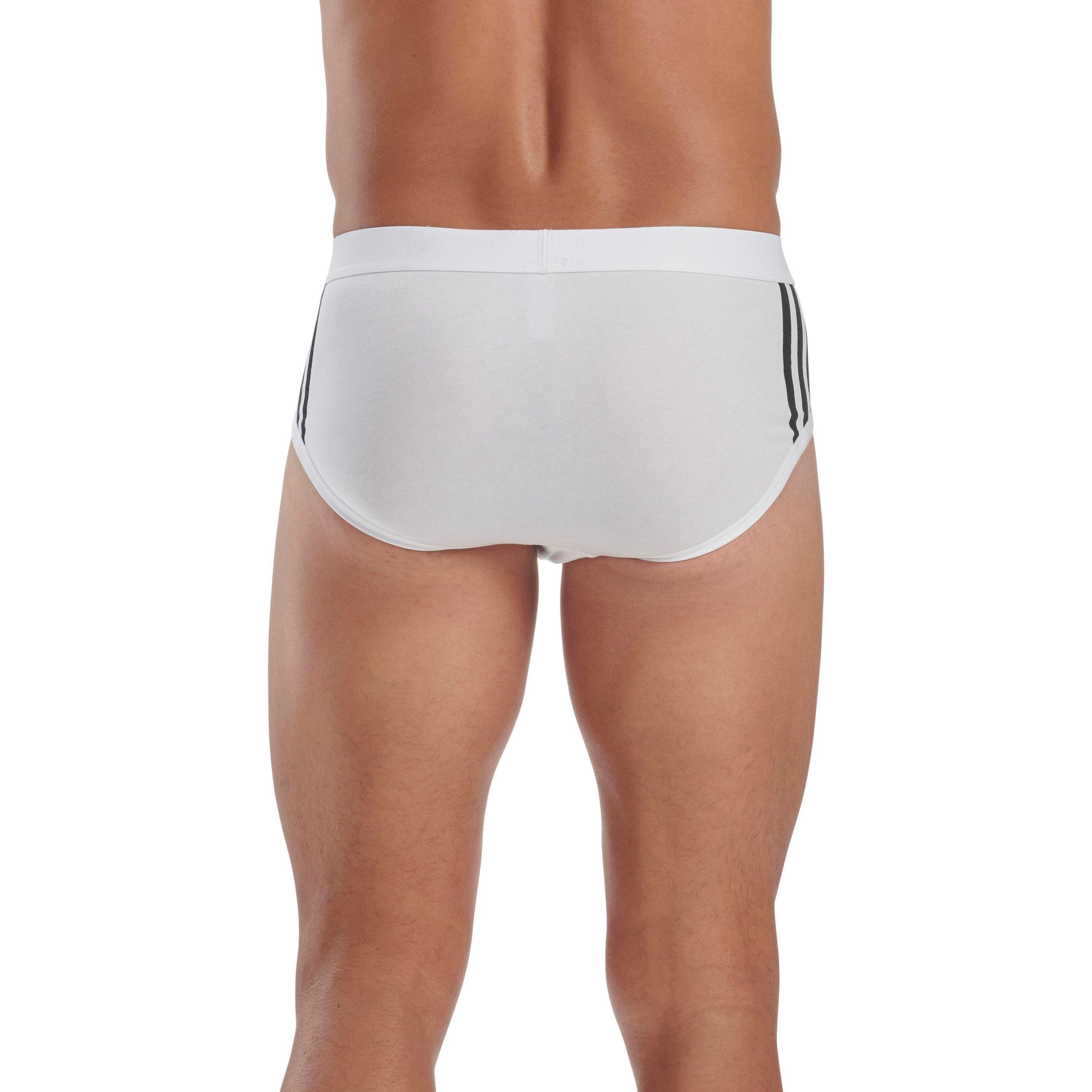 adidas Originals Cotton Flex 3 Stripe Brief 3 Pack