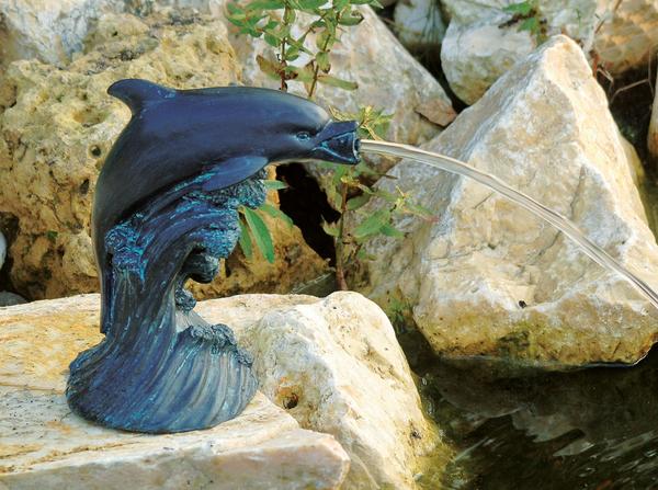 Ubbink Polystone-Wasserspeier Delfin, ca.